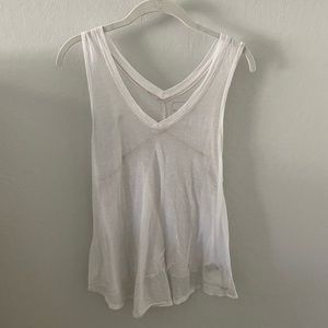 Free People White Tank Top
